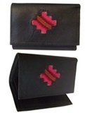 Women's leather wallet ''Andean Cross''