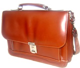 Brown Briefcase 100% Leather