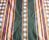 Bolivian Blanket (Frazada) - Huacareta - Dark Green