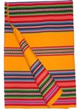 Awayo Blanket - Multicolored Stripes - Yellow Tones