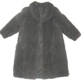 Fine Alpaca Coat- black