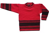 Sweater liso de Alpaca (4-5 aos) - Rojo