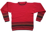 Sweater liso de Alpaca (9 -10 aos) - Rojo