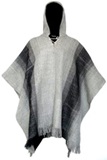 Poncho color gris