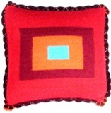 Pillow case - multicoloured squares