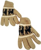 Gloves for kids (3 to 5 years) - light brown