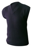 Black Vest - V neck