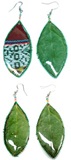 Aretes "Hoja de COCA"