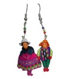 Awayo Earings   Andean Couple