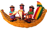 Totora Raft with Cholitas 