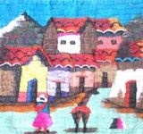 Medium Tapestry - Cholita and Llama