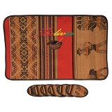 Set of aguayo placemats and coasters.