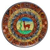 Tiwanacota decorative wooden plate