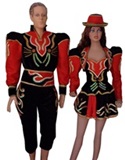 Red Caporal Torero Suit for woman