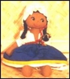 Cotton Pilincha (Doll in Aymara)