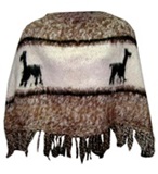 Poncho de alpaca