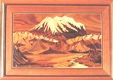 The Illimani Mountain - Painting