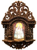 Retablo con Virgen y Nio