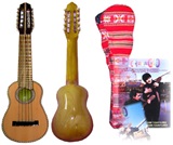 Semi-Professionelles Charango + Tasche + Kurs zum Selbststudium mit DVD