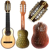 Professional Charango Armadillo Model - Ebony fingerboard