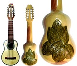 Professional Charango Coca Carving