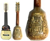 Professional Charango Inti Carving