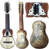 Profi - Charango aus Naranjilloholz mit 2 Condoren