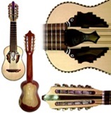 Orosco" Professional Charango in Kina Kina wood