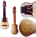 Professional Charango "Bolivian National Coat of Arms"