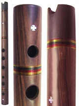 Quena Moradillo Wood (Ebony Mouthpiece) - Gamboa