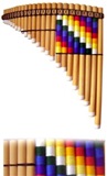 Professional pan flute tuned in Sol - Adjustable tuning