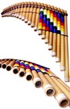 Professional pan flute tuned in La - Adjustable tuning