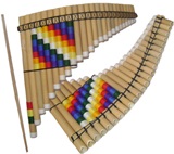 Adjustable Tuning Pan Flute   Whipala   - 24 Tubes