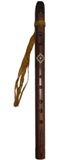 Flauta Cherokee de Madera Jacarand
