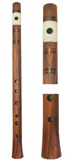Conic Traverse Flute - Jacaranda Wood