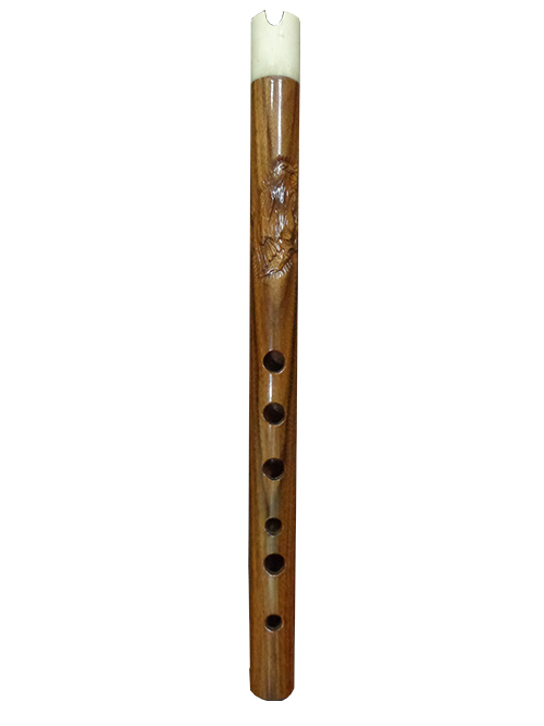 Carved Quena with Boned Mouthpiece