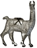 Silver Broach   Llama  