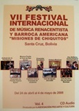 VII Festival Internacional   Misiones de Chiquitos   - Vol.4
