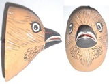 Mask in a wild bird design