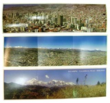 3 long postcard set - bolivian motifs