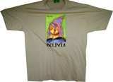 Beige T-shirt  BOLIVIA 